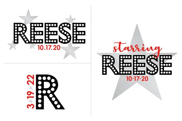 Stars Bat Mitzvah Logo Design