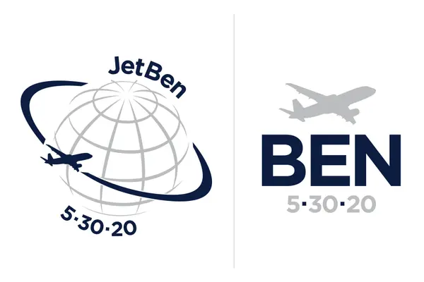 Travel Themed Bar Mitzvah Logo