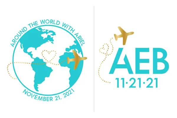 Travel Themed Bat Mitzvah Logo