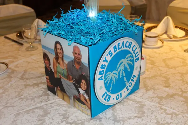 Beach Themed Photo Cube