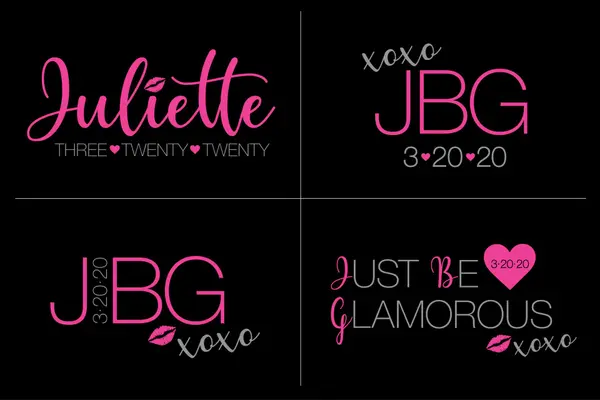 Hearts and Kisses Logo