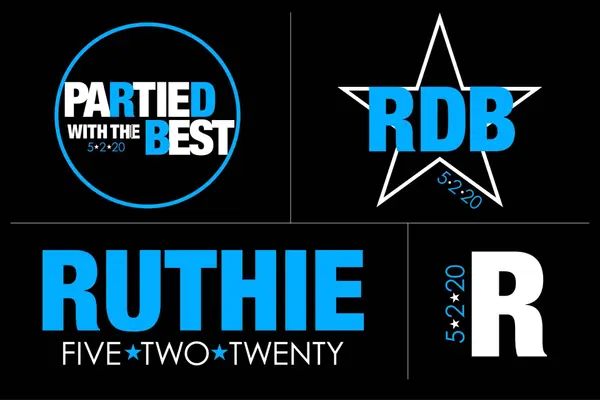 No Themed Bat Mitzvah Logo