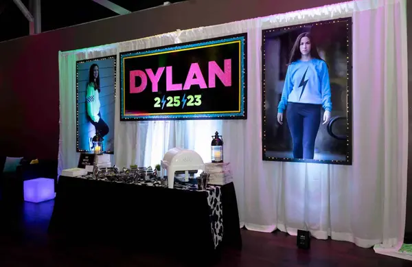 Glitter Name Backdrop