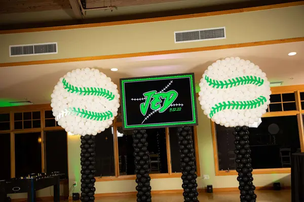Baseball Themed Balloon Sculptures