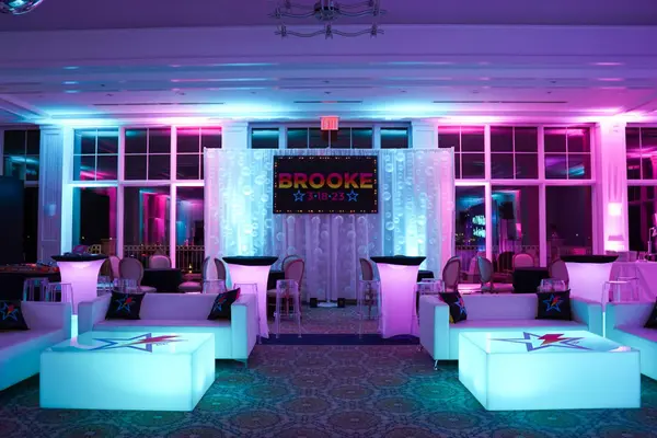 LED Bat Mitzvah Lounge