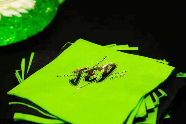 Green Cocktail Napkins