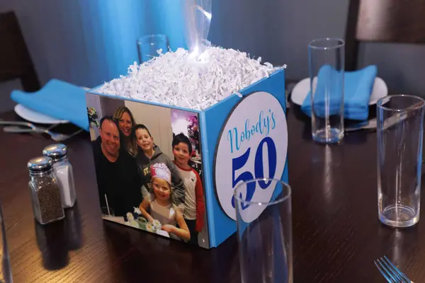 Photo Cube Centerpiece