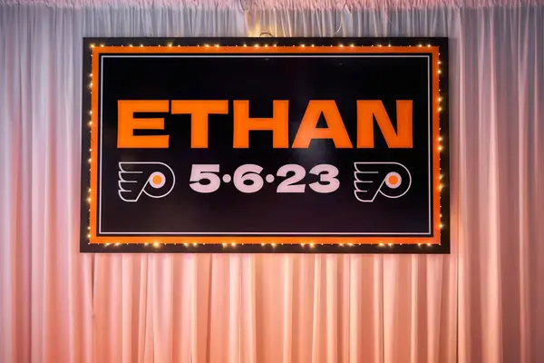 Custom Name Backdrop