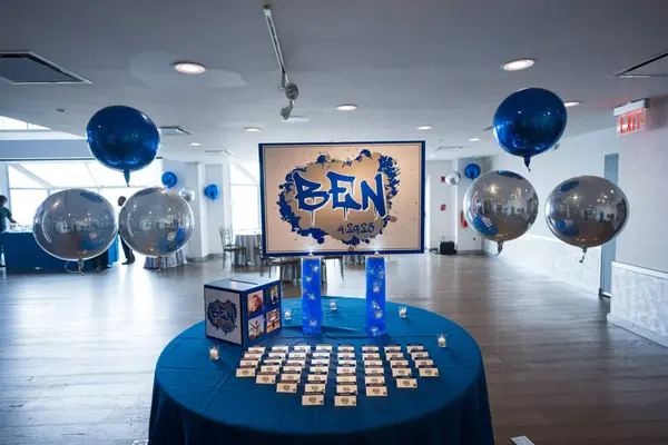 Bar Mitzvah Entrance Decor