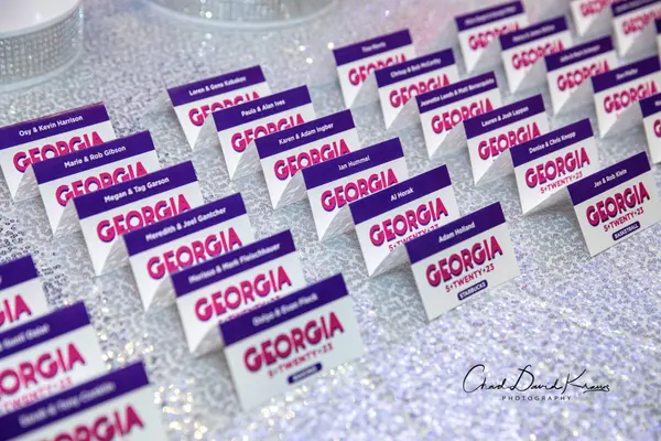 Bat Mitzvah Place Cards