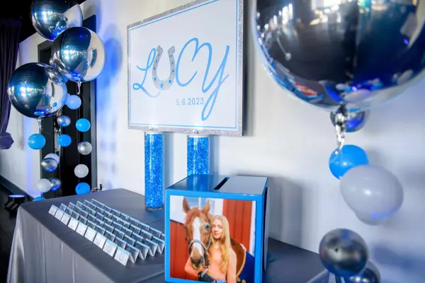 Bat Mitzvah Entrance Decor