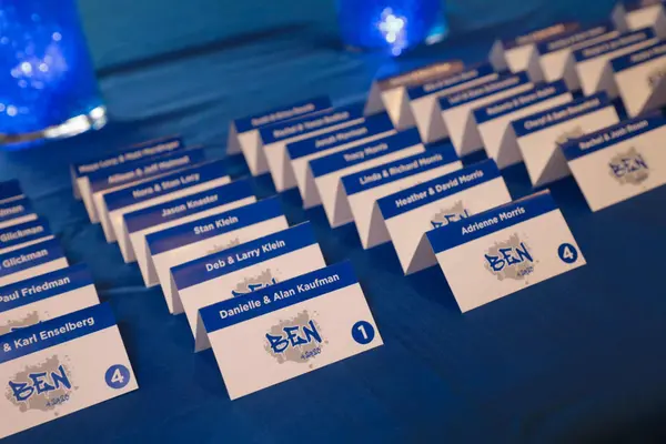 Bar Mitzvah Logo Place Cards