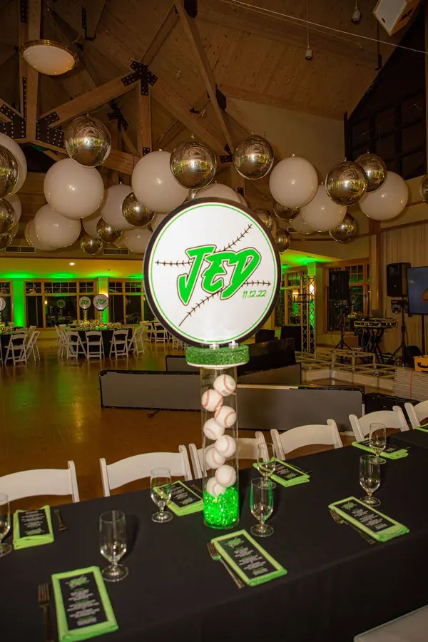 Baseball Theme Centerpiece