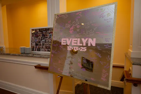 Bat Mitzvah Sign in Board