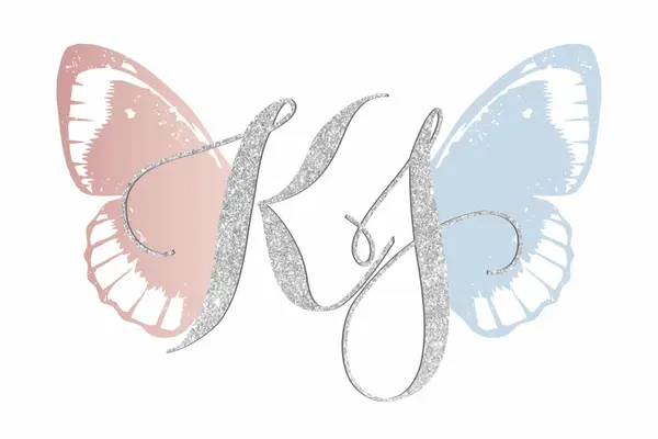 Butterfly Initials Logo Design