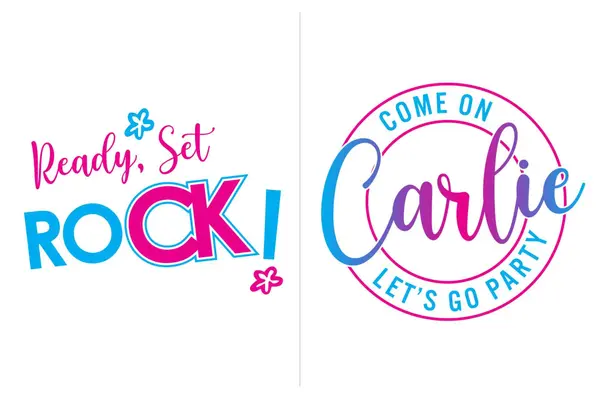 Barbie Theme Logo Design