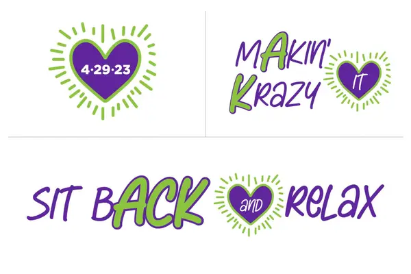 Keith Haring Bat Mitzvah Logo Design