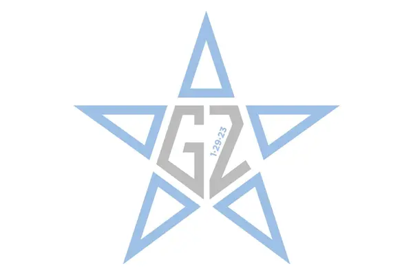 Star Initials Logo Design