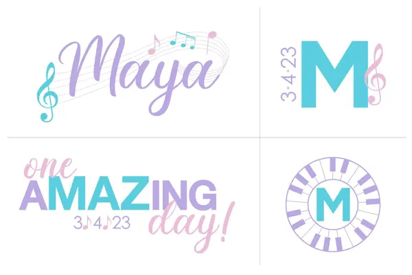 Music Theme Logo Design