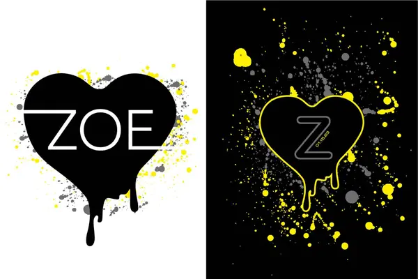 Heart Splatter Logo Design