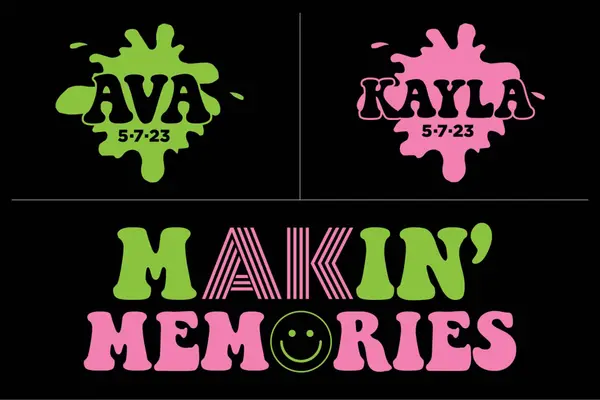 Twin Splatter Logo Design