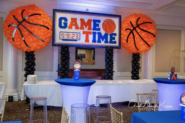 Basketball Themed Backdrop
