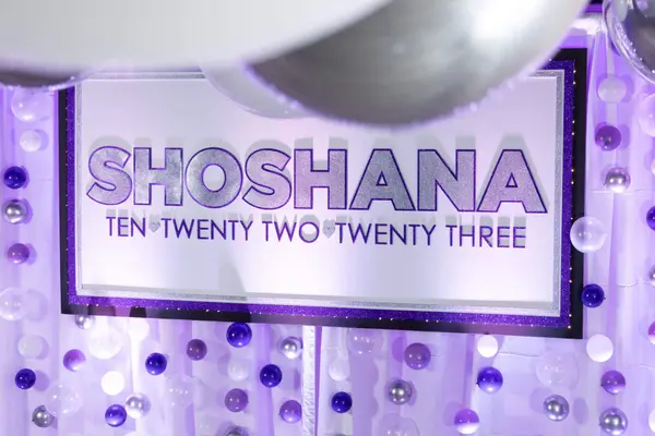 Purple & Silver Glitter Backdrop