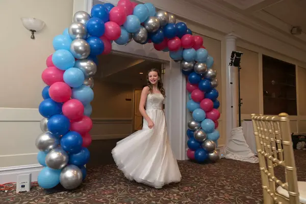 Bat Mitzvah Balloon Arch