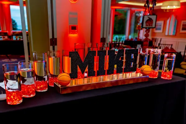 Basketball Themed Candle Lighting