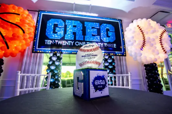 Mini Baseball Centerpiece
