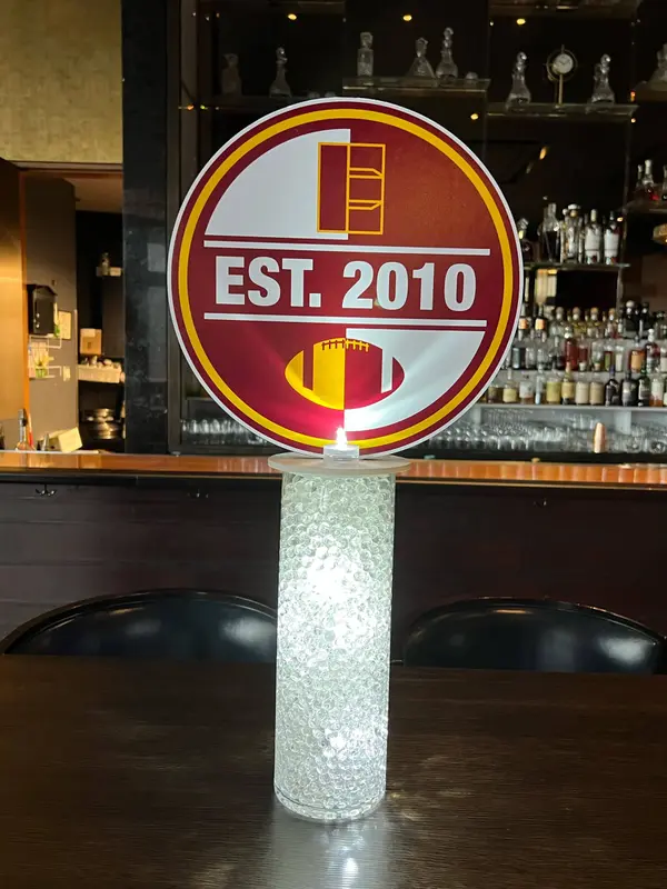 Custom Logo Topper Centerpiece