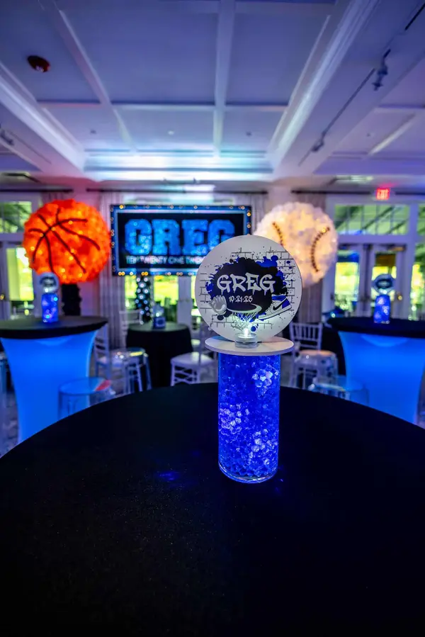 Mini Logo Topper Centerpiece