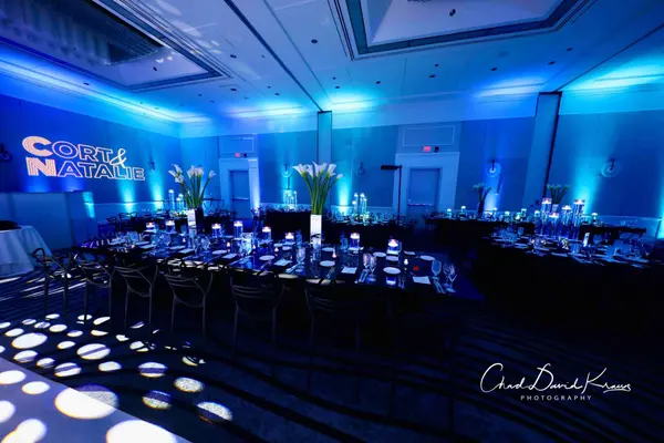 Blue LED lighting