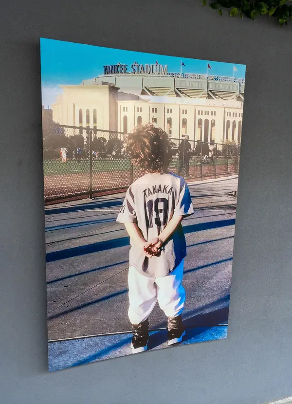 Blowup Baseball Photo
