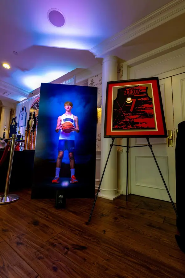 Giant Basketball Themed Blowup Photo