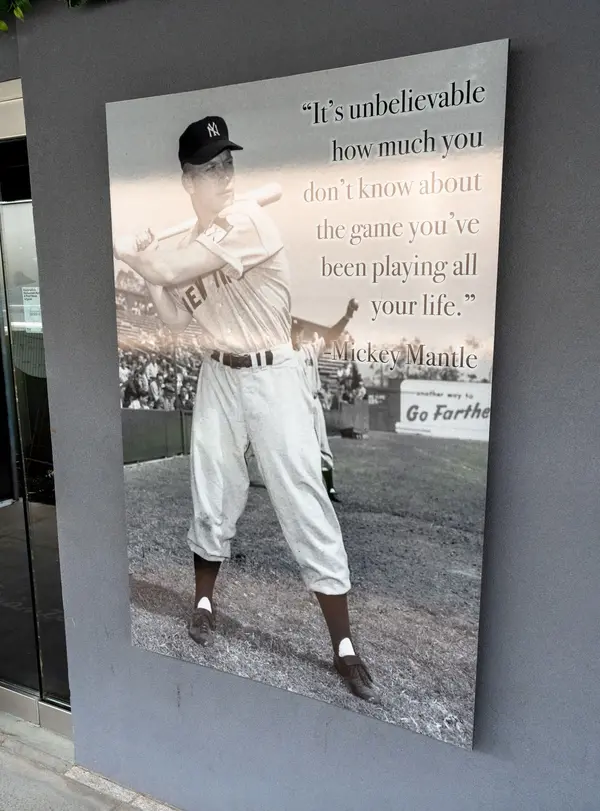 Yankees Themed Blowup Photos