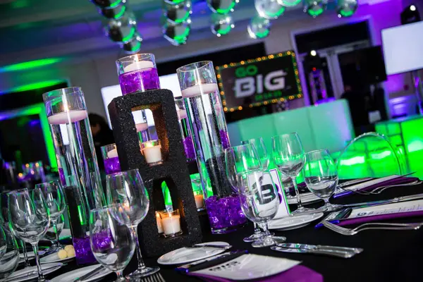 LED Cinder Block Centerpiece