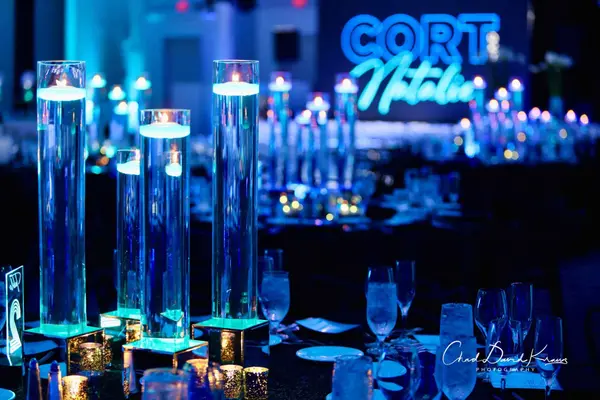 LED Candle Centerpiece