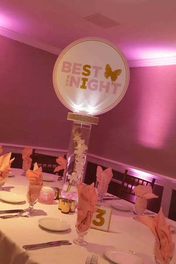 LED Orchid Centerpiece