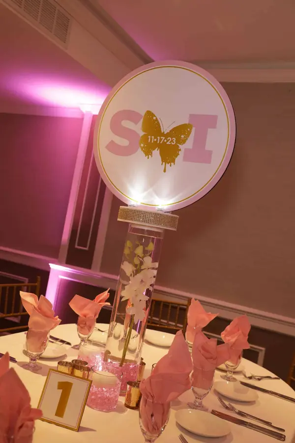 LED Orchid Centerpiece
