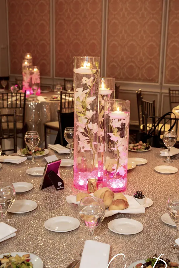 LED Orchid Centerpiece