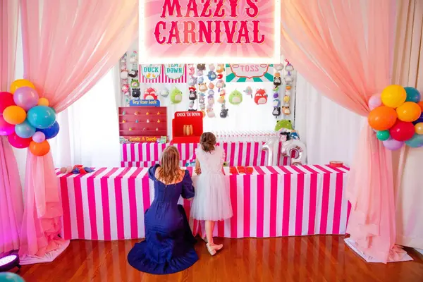 Custom Carnival Booth Setup