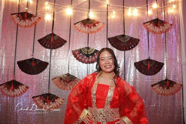 Asian Themed Photo Booth Backdrop