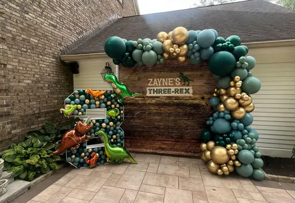 Dinosaur Themed Photo Backdrop