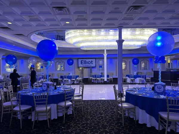 Chanukkah Themed Bar Mitzvah Centerpieces