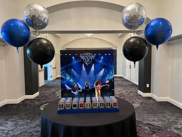 Concert Stage Seating Card Display