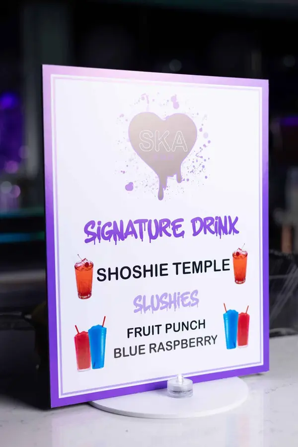 Bat Mitzvah Mocktails Sign