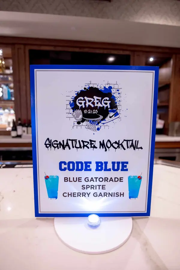 Signature Drink Sign