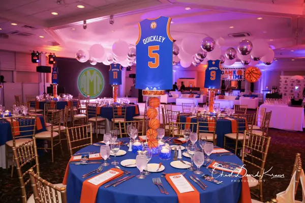 Basketball Jersey Centerpiece