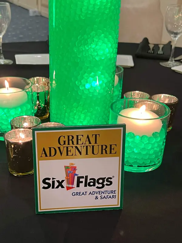 Amusement Park Table Sign